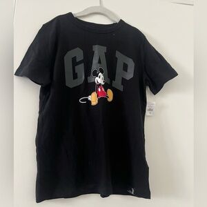 GAP Kids Black Tee with Mickey Mouse Graphic NWT M (8)